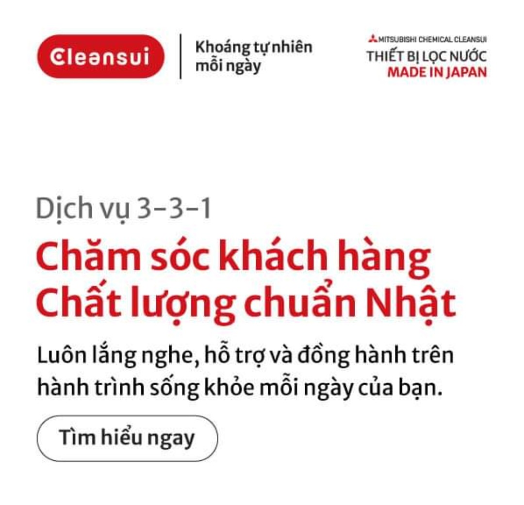 Máy lọc nước Mitsubishi Cleansui