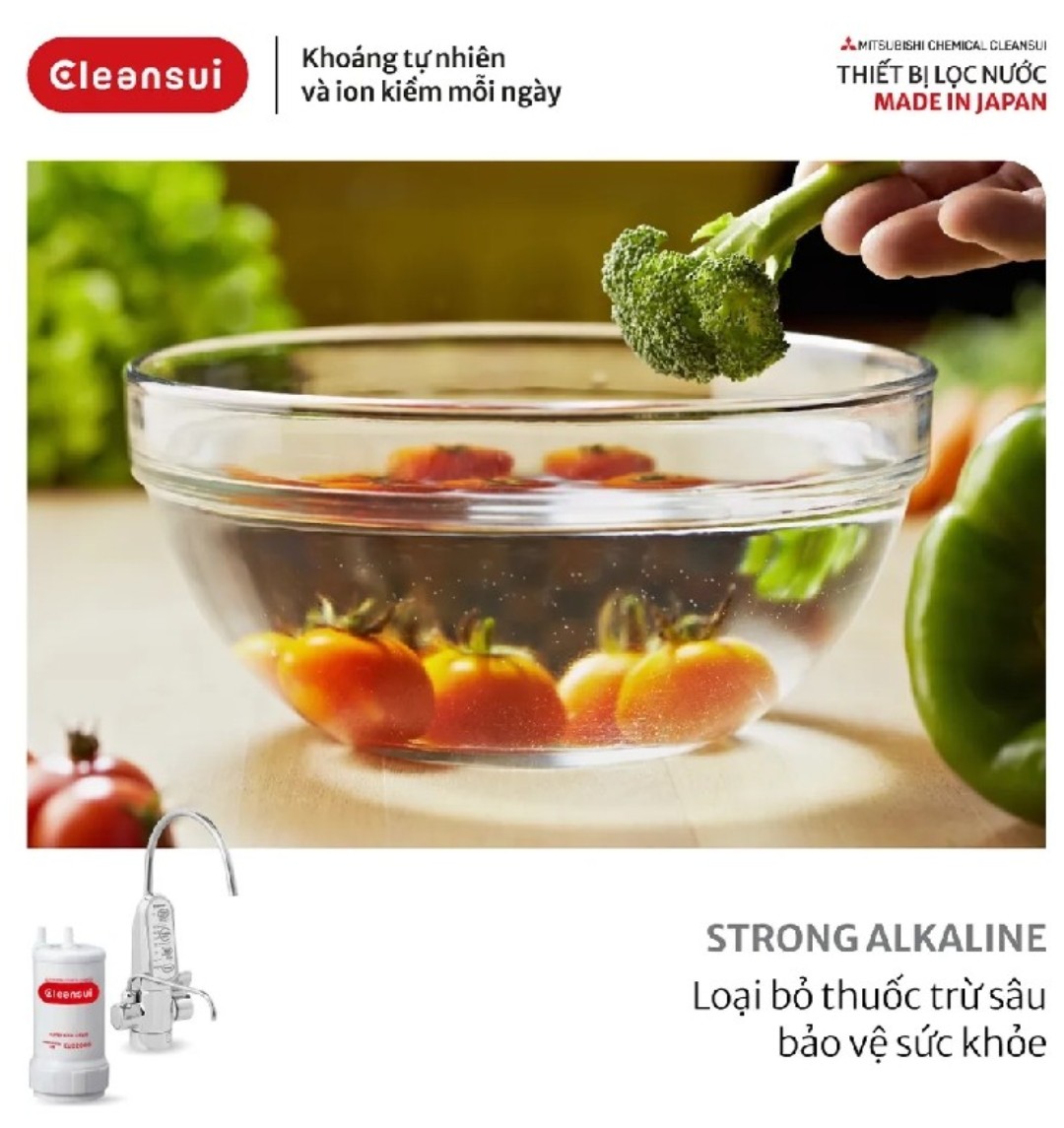 thiết bị lọc nước ion kiềm cleansui eu301